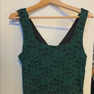 Voodoo Vixen Green floral dress XL